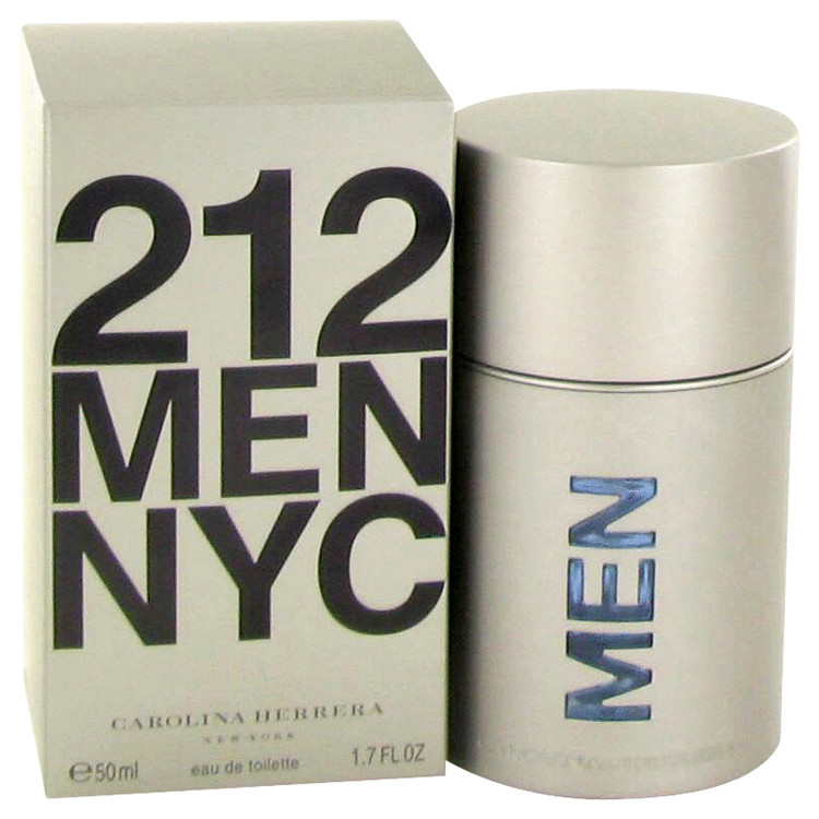 212 by Carolina Herrera Eau De Toilette Spray (New Packaging) 1.7 oz Men