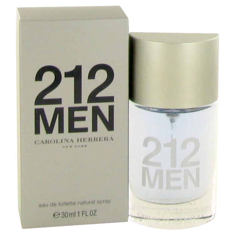212 by Carolina Herrera Eau De Toilette Spray (New Packaging) 1 oz Men