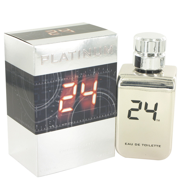 24 Platinum The Fragrance by ScentStory Eau De Toilette Spray 3.4 oz Men