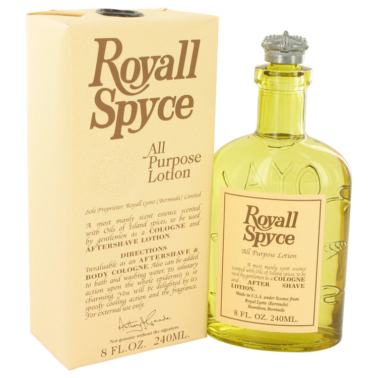 ROYALL SPYCE by Royall Fragrances All Purpose Lotion / Cologne 8 oz Men