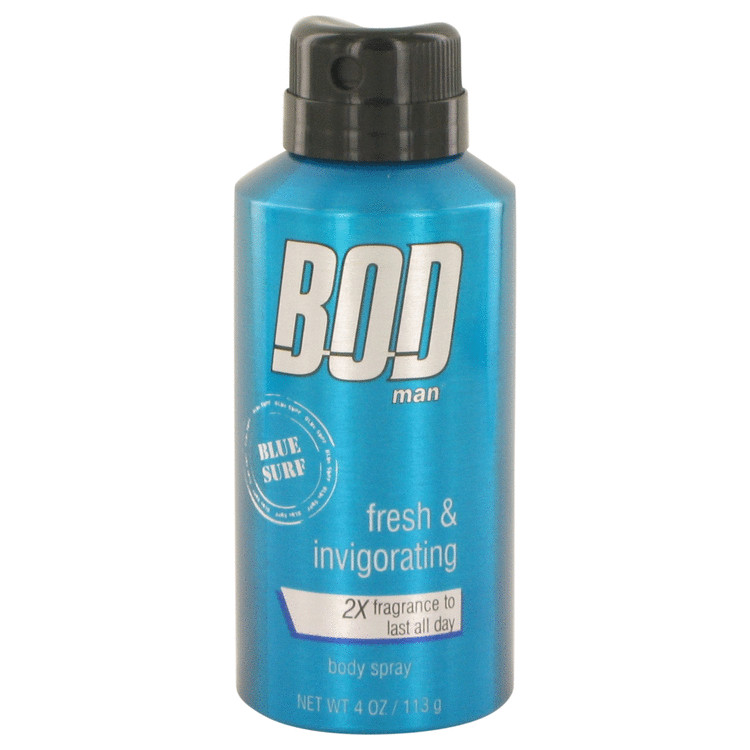 Bod Man Blue Surf by Parfums De Coeur Body spray 4 oz Men