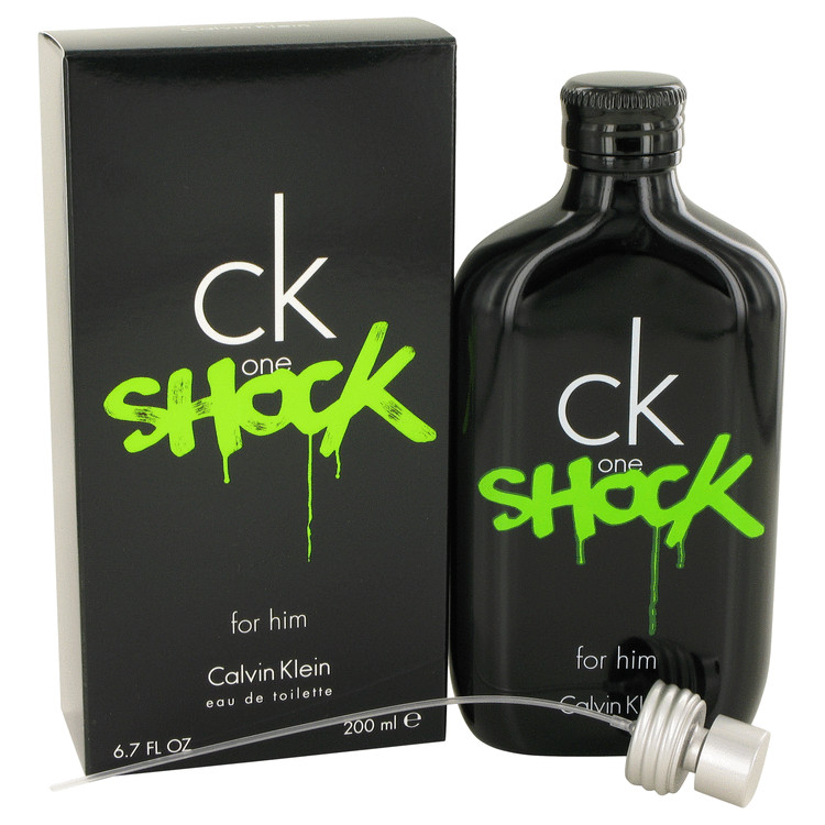 CK One Shock by Calvin Klein Eau De Toilette Spray 6.7 oz Men