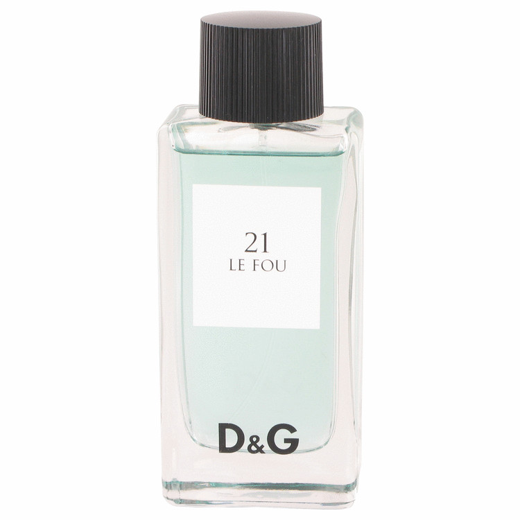 Le Fou 21 by Dolce & Gabbana Eau De Toilette spray (Tester) 3.3 oz Men
