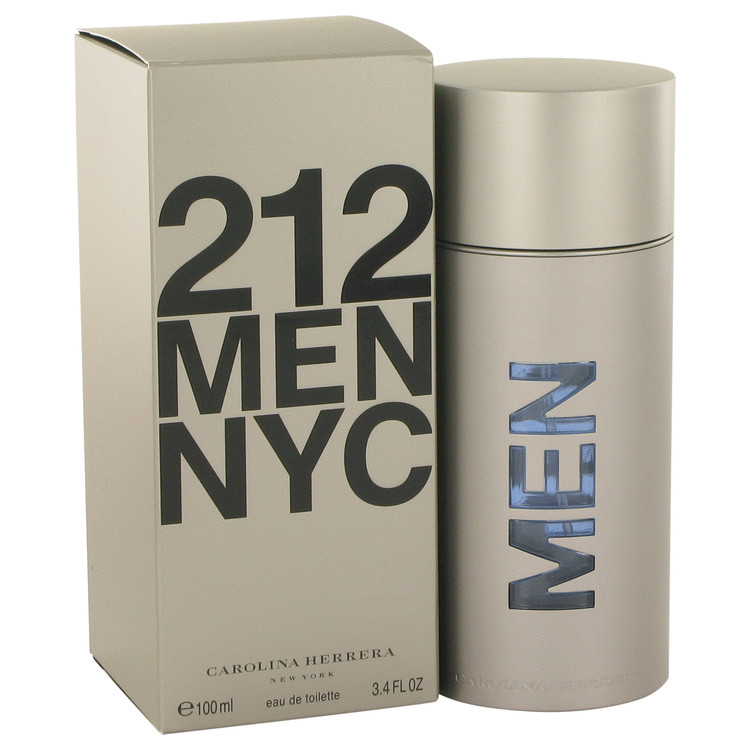 212 by Carolina Herrera Eau De Toilette Spray (New Packaging) 3.4 oz Men