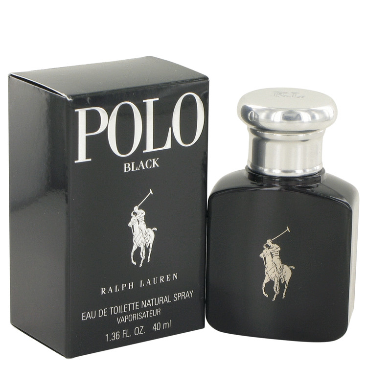 Polo Black by Ralph Lauren Eau De Toilette Spray 1.4 oz Men