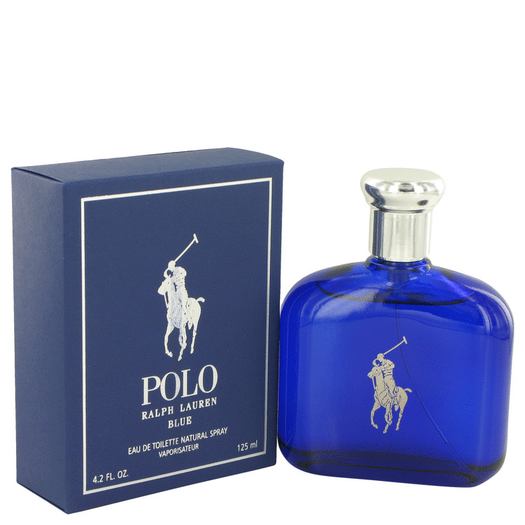 Polo Blue by Ralph Lauren Eau De Toilette Spray 4.2 oz Men
