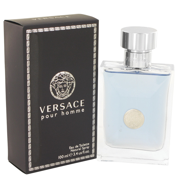 Versace Pour Homme by Versace Eau De Toilette Spray 3.4 oz Men