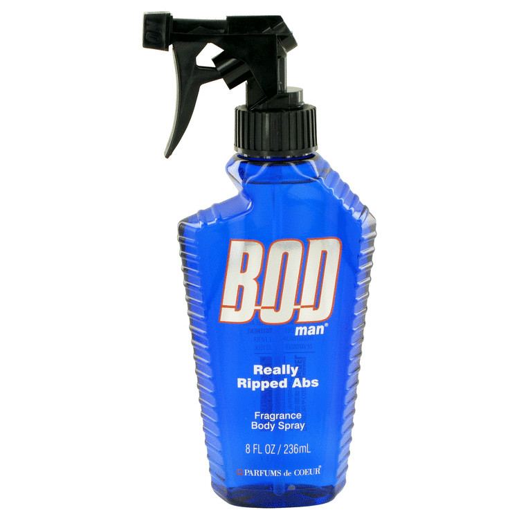 Bod Man Really Ripped Abs by Parfums De Coeur Fragrance Body Spray 8 oz Men