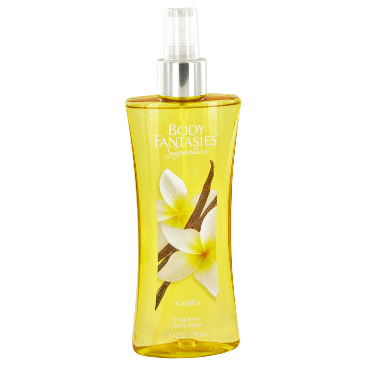 Body Fantasies Signature Vanilla Fantasy by Parfums De Coeur Body Spray 8 oz Women