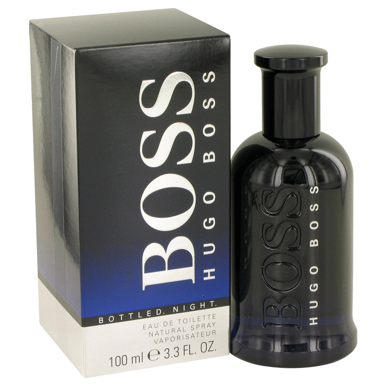 Boss Bottled Night by Hugo Boss Eau De Toilette Spray 3.3 oz Men