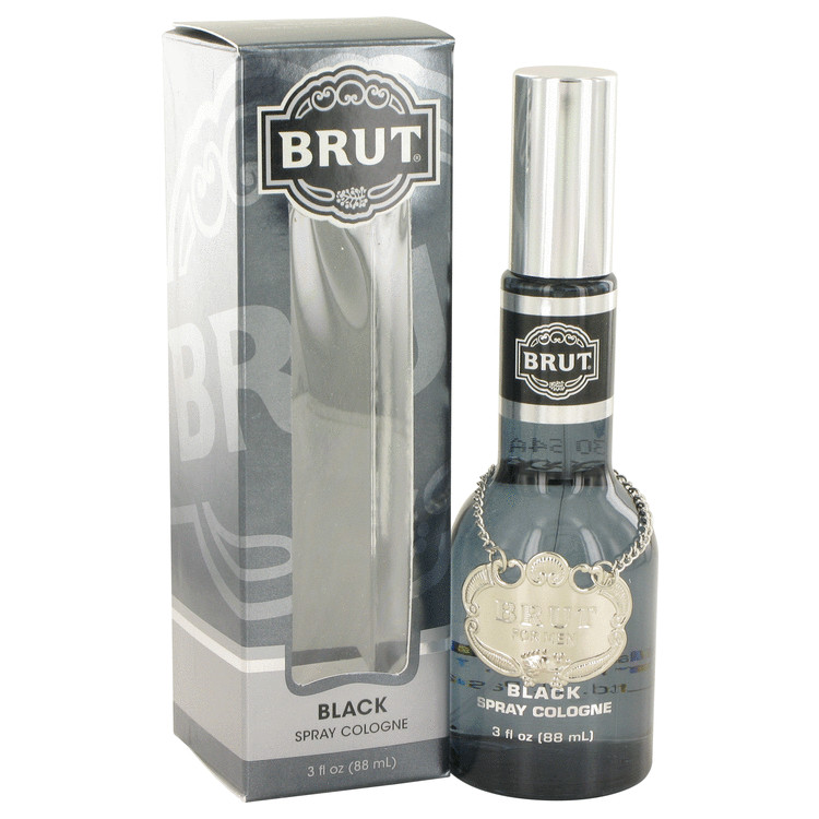 Brut Black by Faberge Cologne Spray 3 oz Men