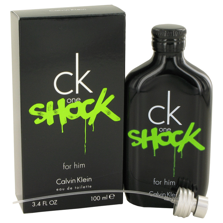 CK One Shock by Calvin Klein Eau De Toilette Spray 3.4 oz Men