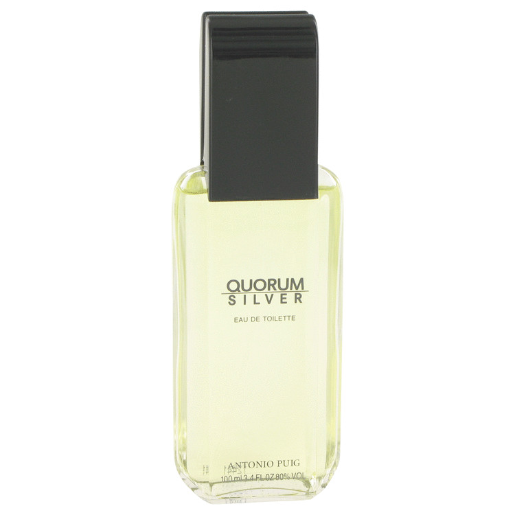 Quorum Silver by Puig Eau De Toilette Spray (Tester) 3.4 oz Men
