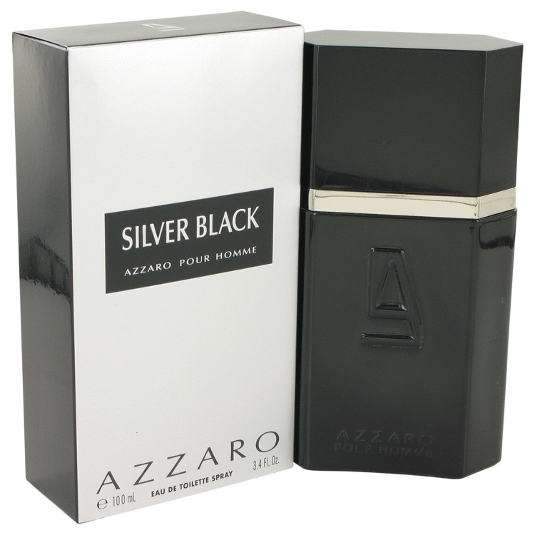 Silver Black by Azzaro Eau De Toilette Spray 3.4 oz Men