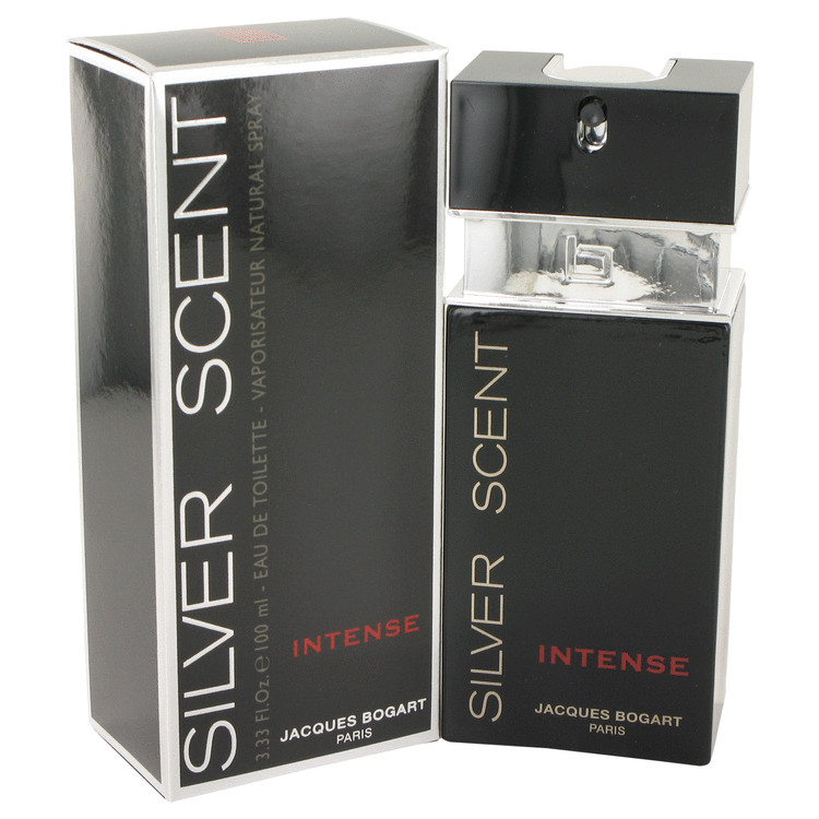 Silver Scent Intense by Jacques Bogart Eau De Toilette Spray 3.33 oz Men