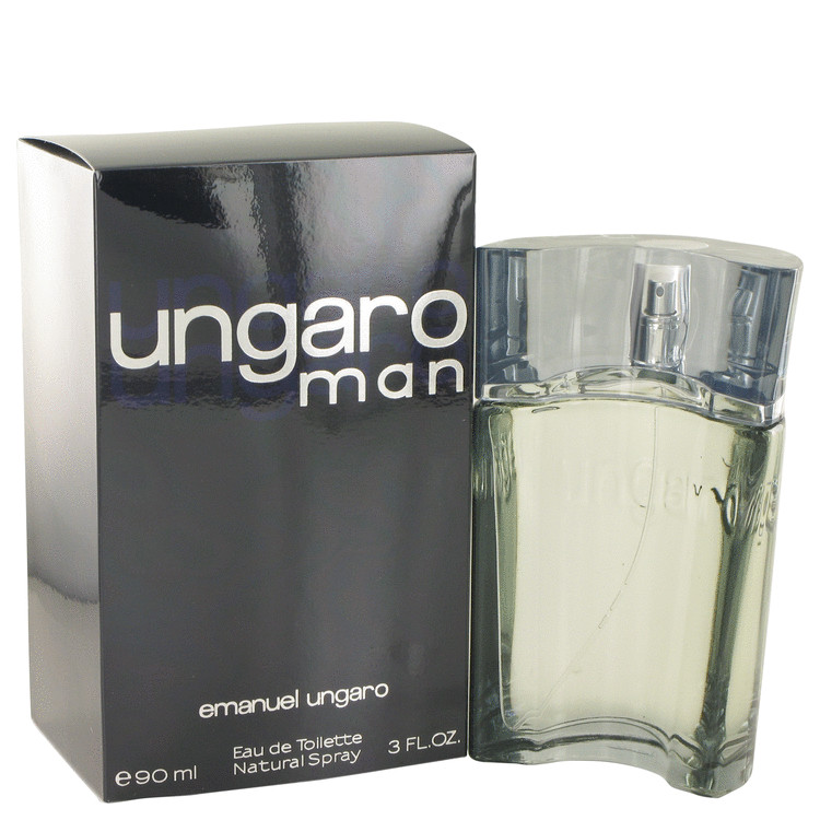 Ungaro Man by Ungaro Eau De Toilette Spray 3 oz Men