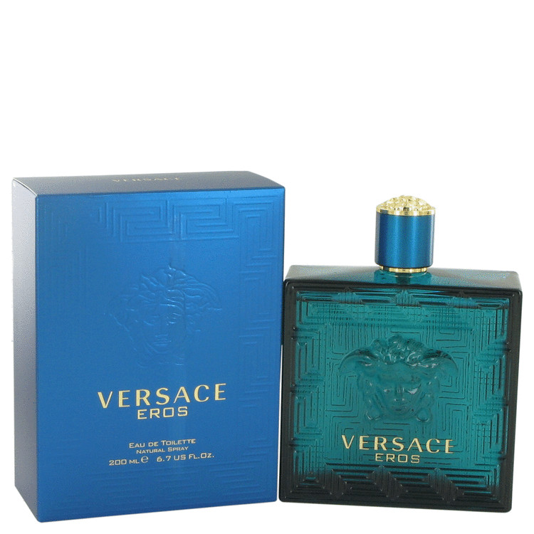 Versace Eros by Versace Eau De Toilette Spray 6.7 oz Men