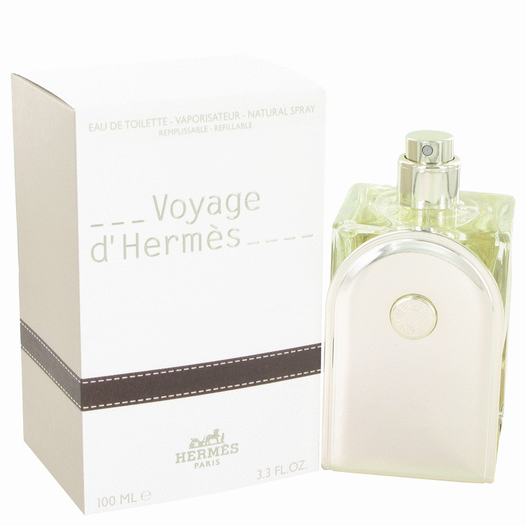 Voyage D'Hermes by Hermes Eau De Toilette Spray Refillable 3.3 oz Men