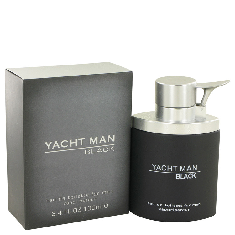 Yacht Man Black by Myrurgia Eau De Toilette Spray 3.4 oz Men