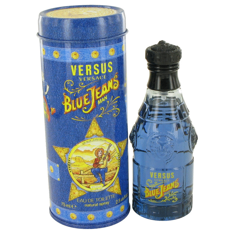 BLUE JEANS by Versace Eau De Toilette Spray (New Packaging) 2.5 oz Men