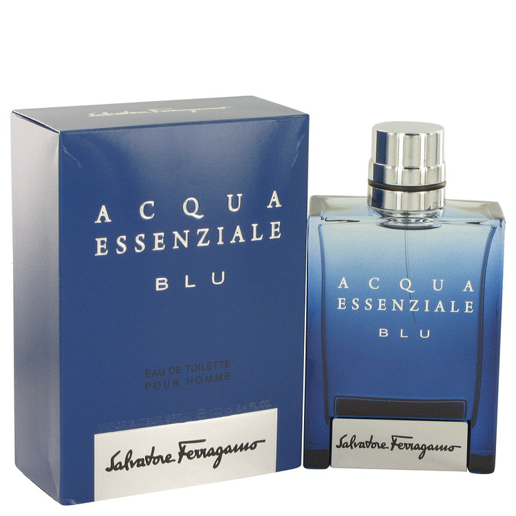 Acqua Essenziale Blu by Salvatore Ferragamo Eau De Toilette Spray 3.4 oz Men