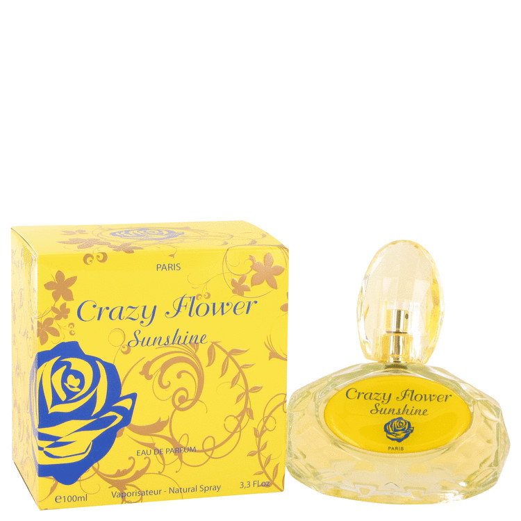 Crazy Flower Sunshine by YZY Perfume Eau De Parfum Spray 3.3 oz Women