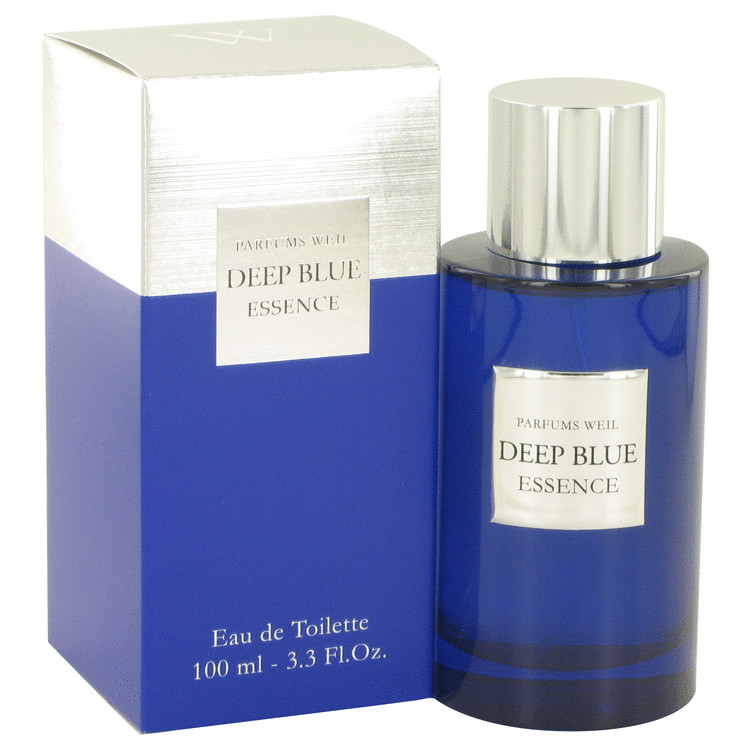 Deep Blue Essence by Weil Eau De Toilette Spray 3.3 oz Men