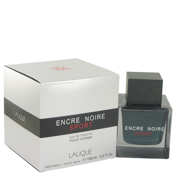 Encre Noire Sport by Lalique Eau De Toilette Spray 3.3 oz Men