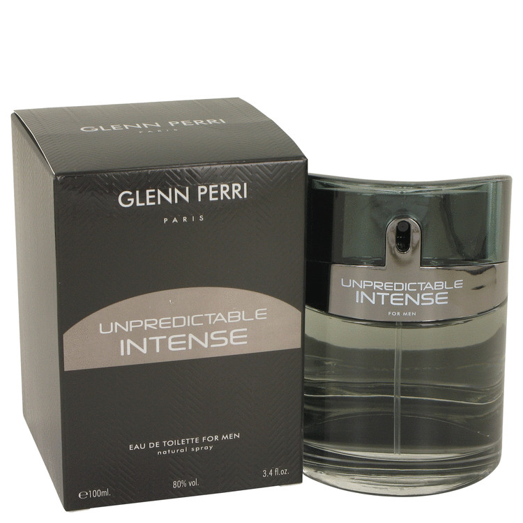 Unpredictable Intense by Glenn Perri Eau De Toilette Spray 3.4 oz Men