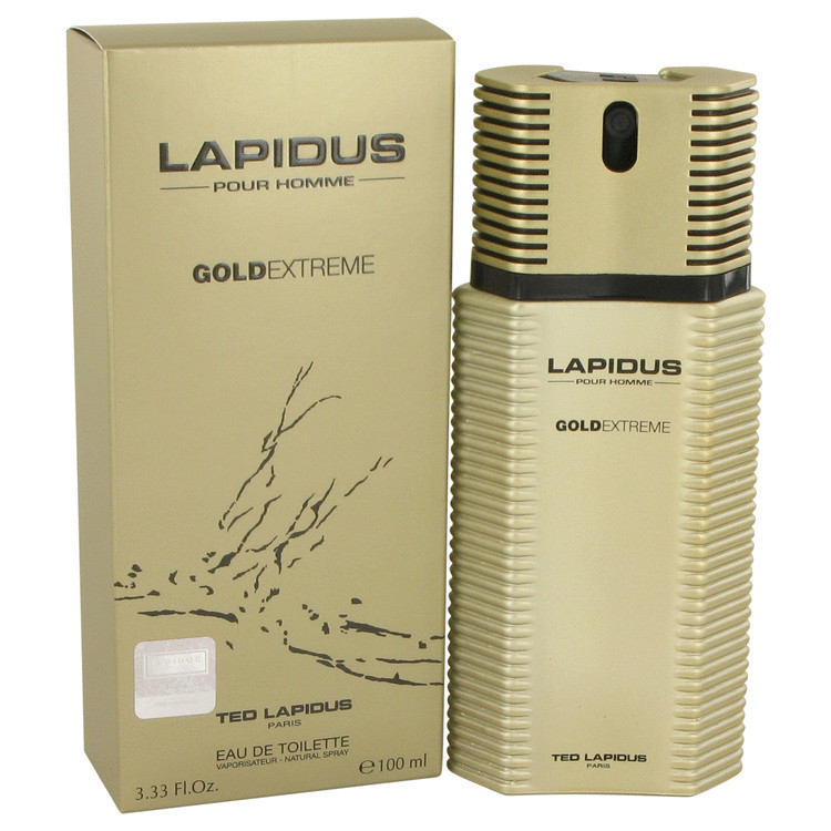 Lapidus Gold Extreme by Ted Lapidus Eau De Toilette Spray 3.4 oz Men