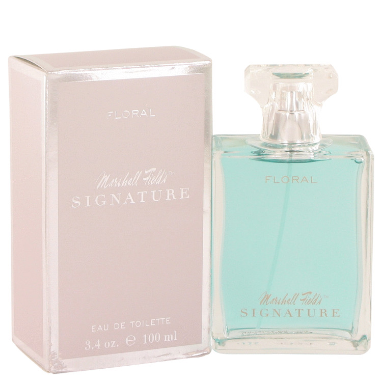 Marshall Fields Signature Floral by Marshall Fields Eau De Toilette Spray (Scratched box) 3.4 oz Women