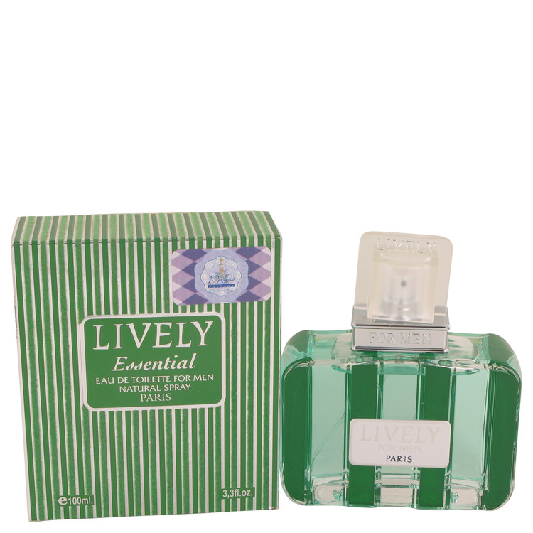 Lively Essential by Parfums Lively Eau De Toilette Spray 3.3 oz Men