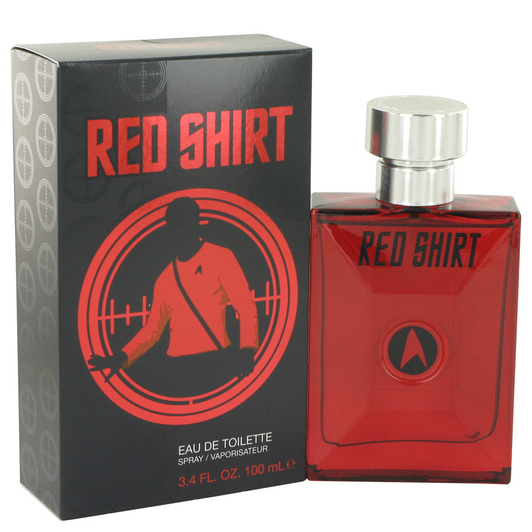 Star Trek Red Shirt by Star Trek Eau De Toilette Spray 3.4 oz Men