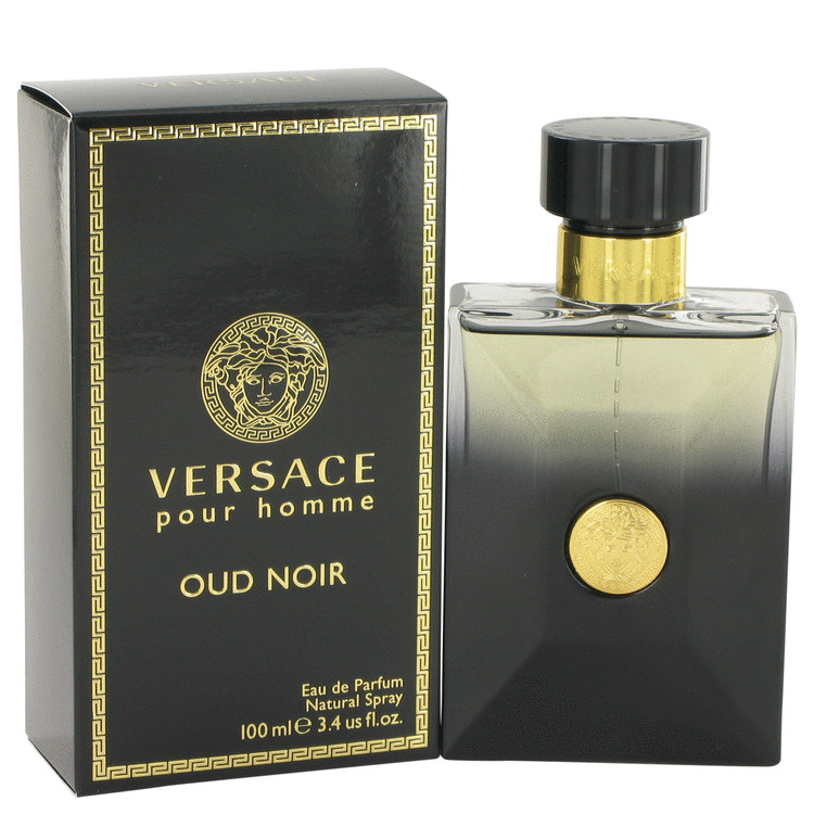 Versace Pour Homme Oud Noir by Versace Eau De Parfum Spray 3.4 oz Men