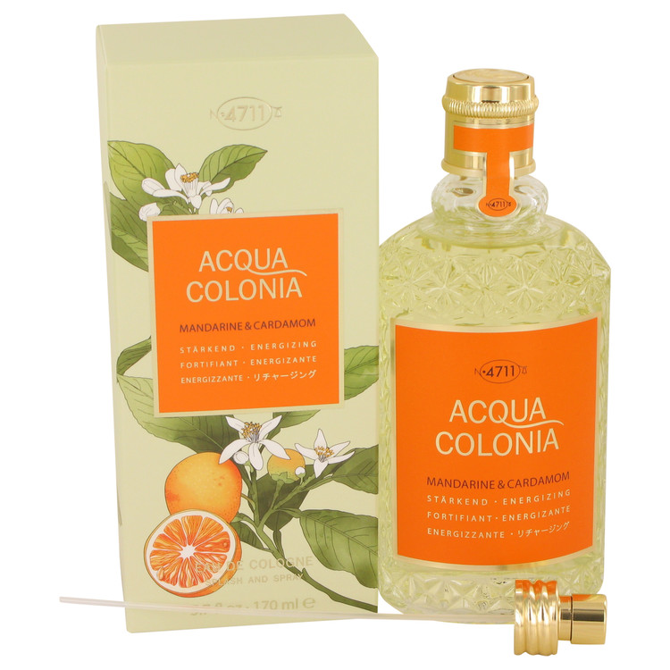 4711 Acqua Colonia Mandarine & Cardamom by Maurer & Wirtz Eau De Cologne Spray (Unisex) 5.7 oz Women