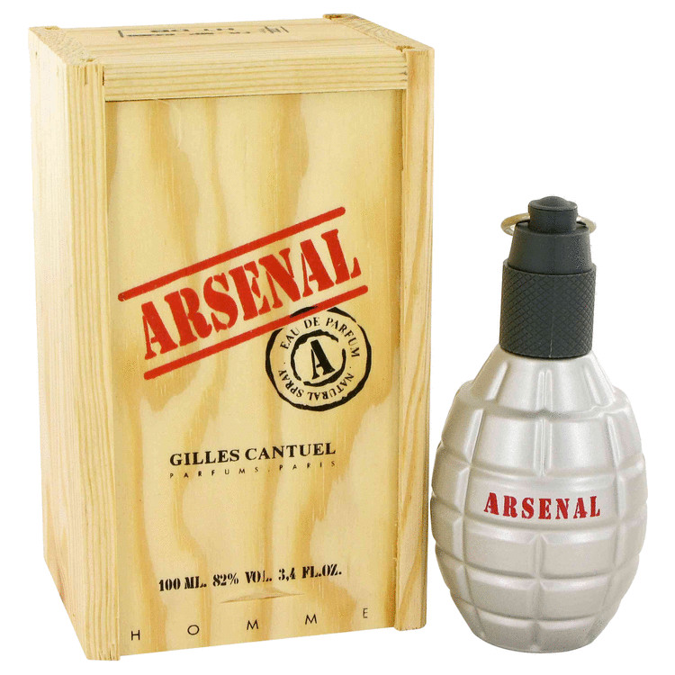 ARSENAL RED by Gilles Cantuel Eau De Parfum Spray 3.4 oz Men