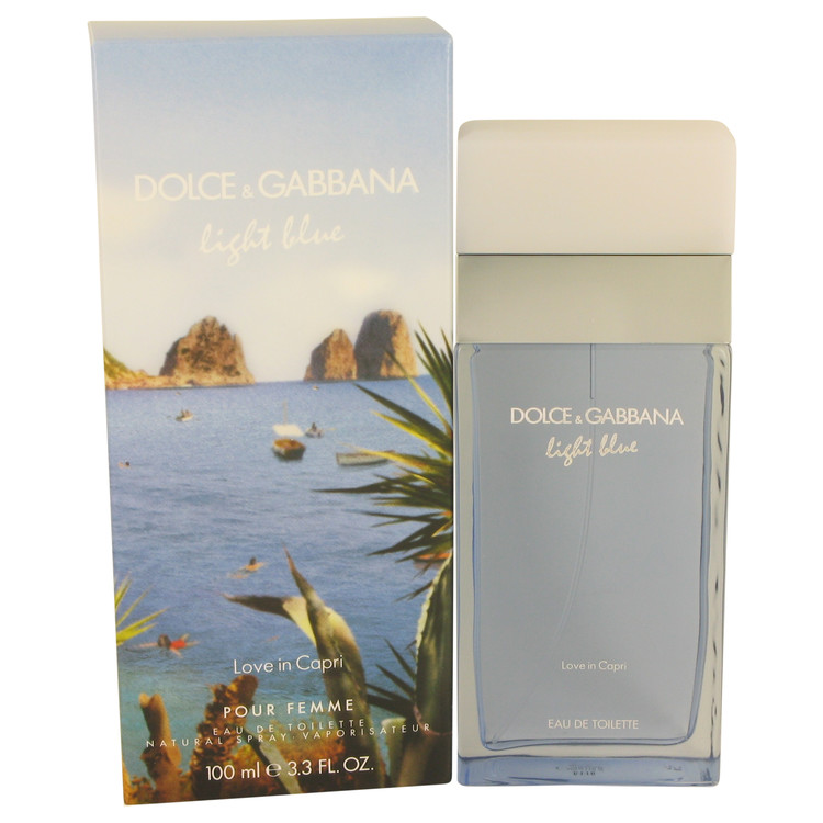 Light Blue Love in Capri by Dolce & Gabbana Eau De Toilette Spray 3.4 oz Women