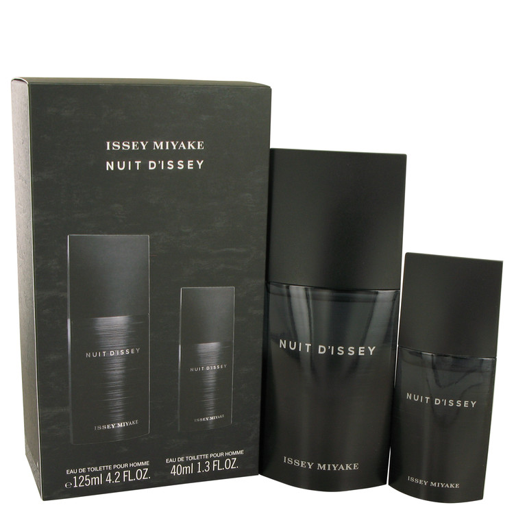 Nuit D'issey by Issey Miyake Gift Set -- 4.2 oz Eau De Toilette Spray + 1.3 oz Eau De Toilette Spray Men