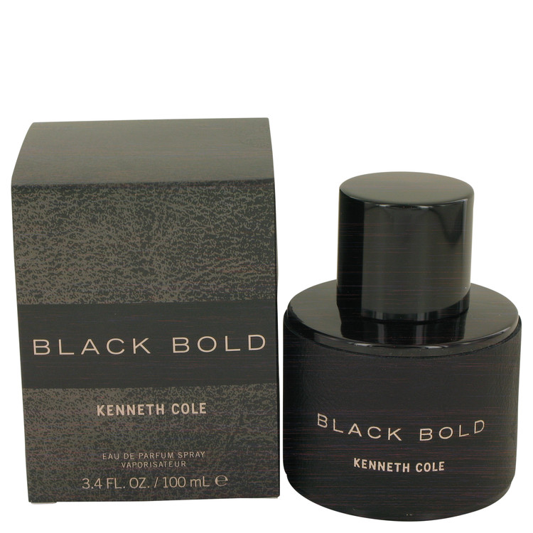 Kenneth Cole Black Bold by Kenneth Cole Eau De Parfum Spray 3.4 oz Men