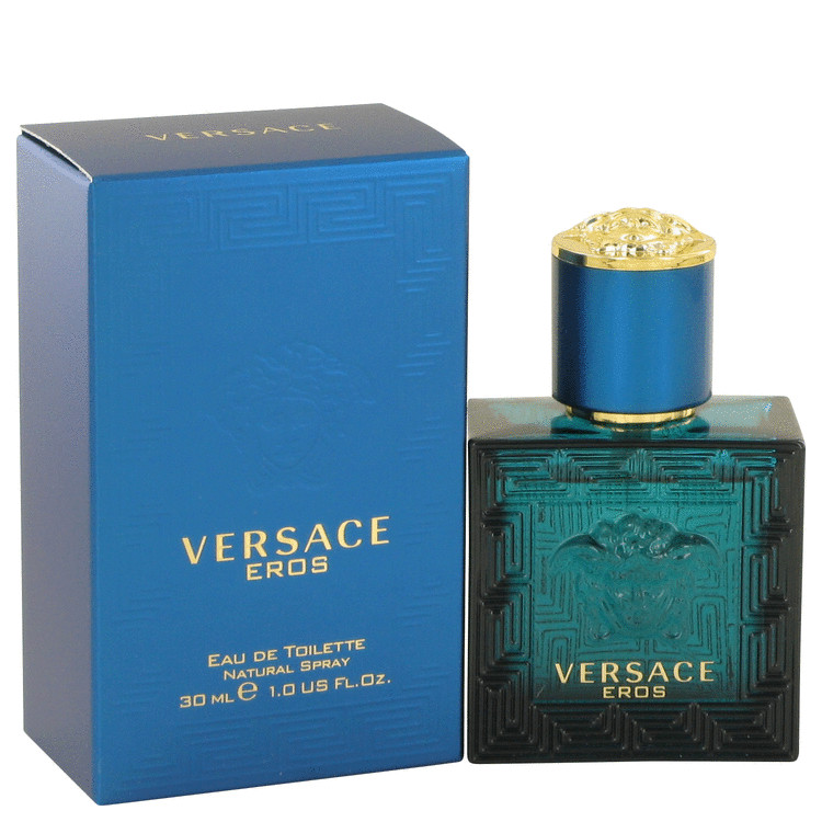 Versace Eros by Versace Eau De Toilette Spray 1 oz Men