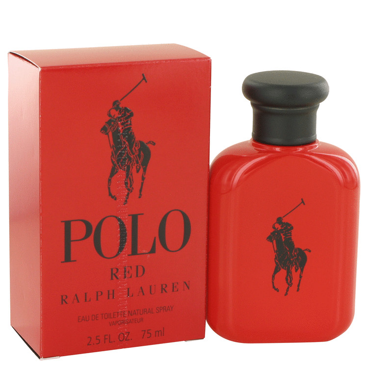 Polo Red by Ralph Lauren Eau De Toilette Spray 2.5 oz Men