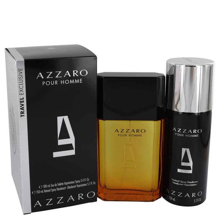 AZZARO by Azzaro Gift Set -- 3.4 oz Eau De Toilette Spray + 5.1 oz Deodorant Spray Men