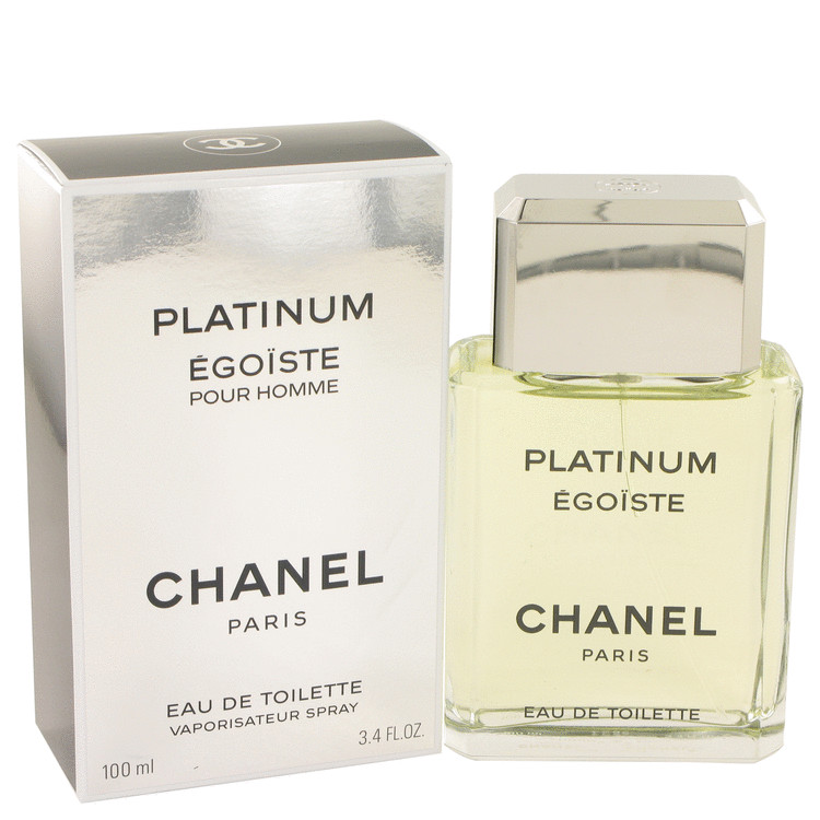 EGOISTE PLATINUM by Chanel Eau De Toilette Spray 3.4 oz Men