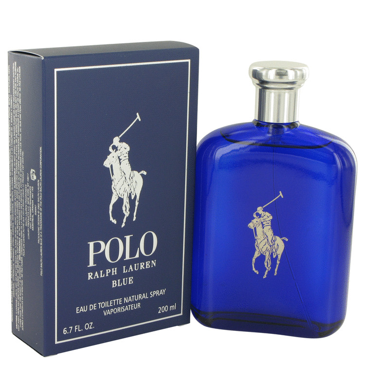 Polo Blue by Ralph Lauren Eau De Toilette Spray 6.7 oz Men