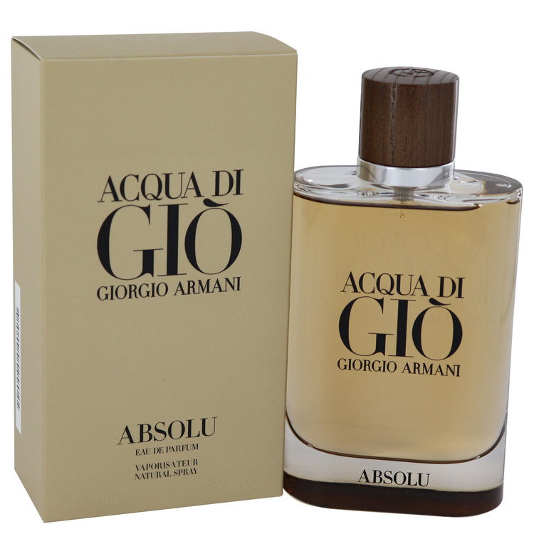 Acqua Di Gio Absolu by Giorgio Armani Eau De Parfum Spray 4.2 oz Men