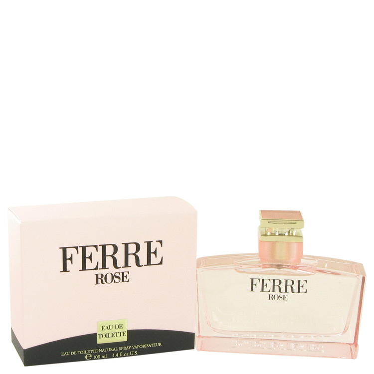 Ferre Rose by Gianfranco Ferre Eau De Toilette Spray 3.4 oz Women
