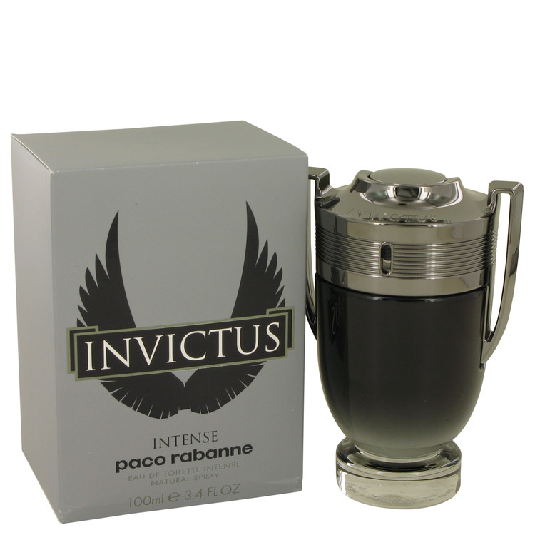 Invictus Intense by Paco Rabanne Eau DE Toilette Spray 3.4 oz Men