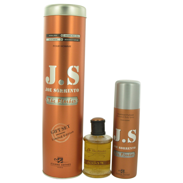 Joe Sorrento The Flasher by Joe Sorrento Gift Set -- 3.3 oz Eau De Parfum Spray + 6.7 oz Body Spray Men