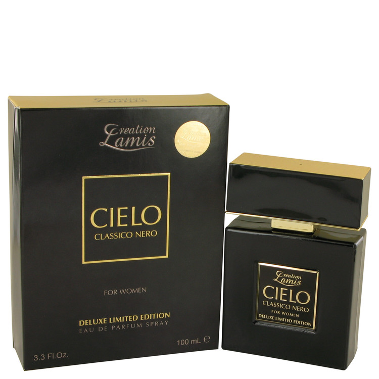 Lamis Cielo Classico Nero by Lamis Eau De Parfum Spray Deluxe Limited Edition 3.3 oz Women