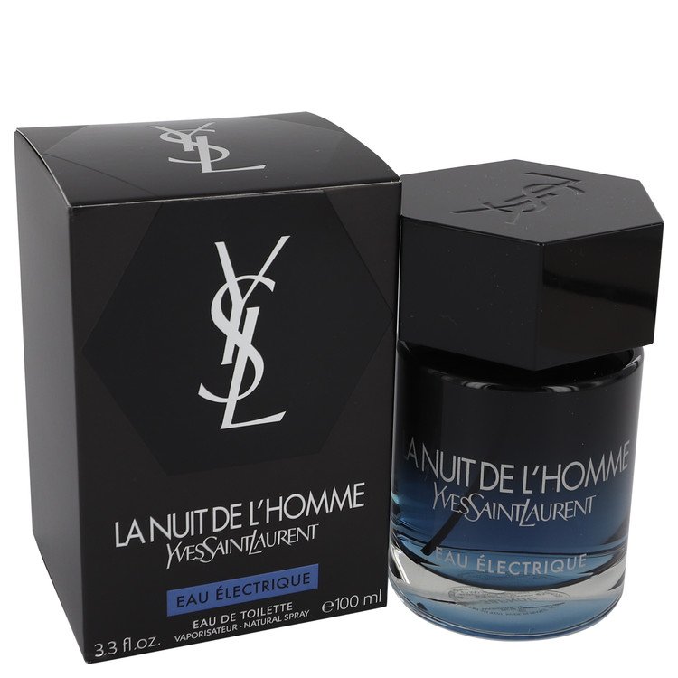 La Nuit De L'homme Eau Electrique by Yves Saint Laurent Eau De Toilette Spray 3.3 oz Men